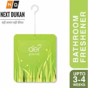 Godrej aer pocket, bathroom air fragrance fresh lush green 10g