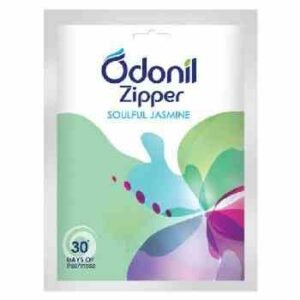 Odonil Bathroom Air Freshener Zipper – Soulful Jasmine – 10 g