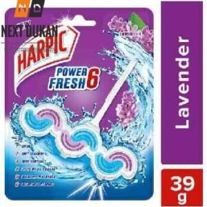 Harpic Power Fresh 6 Lavender Toilet Rim Block 39 g