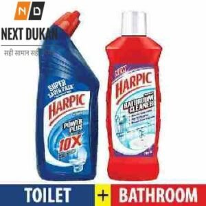 Harpic Bathroom Cleaner Lemon 1L + Harpic Toilet Cleaner 200ml