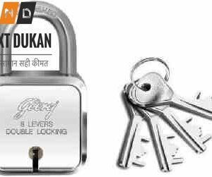 Godrej Square Padlock 7 Levers (4 Keys)