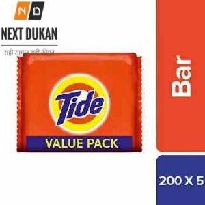 Tide Detergent Bar Soap, 200g (Pack of 5)