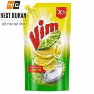 Vim Dishwash Liquid Gel – Lemon, 155 ml Pouch