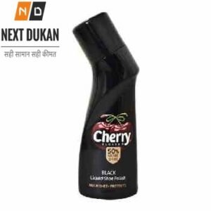 Cherry Blossom Liquid Shoe Polish – Black, 75 ml Bottle