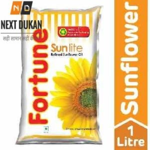 Fortune Refined Sunflower Oil Pouch 1L