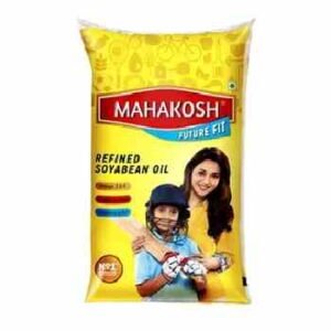 Mahakosh Refined Soyabean Oil Pouch (1 L)