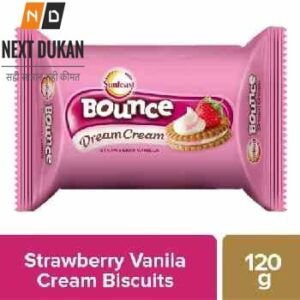 Sunfeast Bounce Dreamcream Strawberry Vanilla, 120 g