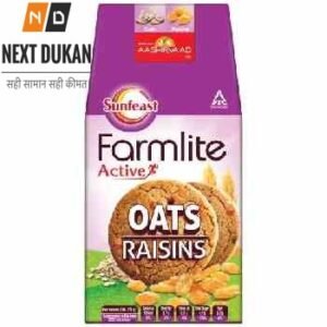 Sunfeast Farmlite Digestive Oats with Raisins Biscuits, 150g