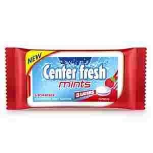 Center Fresh Sugarfree Fruity Mints Chewing Gum