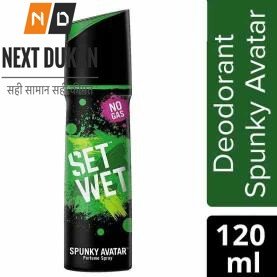 Set Wet Men Spunky Avatar Perfume Spray 120 Ml