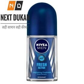 Nivea Men Fresh Active Roll On, 50 ml