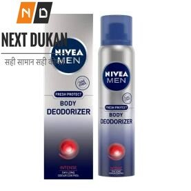 NIVEA Men Gas Free Deodorant, Intense, Daylong Odour Control, 120 ml