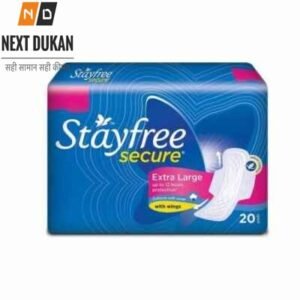 STAYFREE Secure Cottony XL Soft Sanitary Pads With Wings, 20 Pads