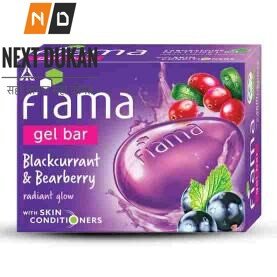 Fiama Gel Bar, Bearberry and Blackcurrant, 125g