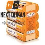 Santoor Sandal & Turmeric Soap (4x125gm)