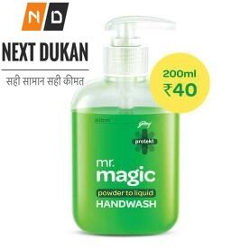 Godrej Protekt | Mr. Magic Powder to liquid handwash 200ml