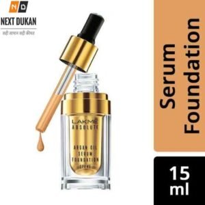 Lakme Absolute Argan Oil Serum Foundation with SPF 45, Ivory Cream, 15 ml