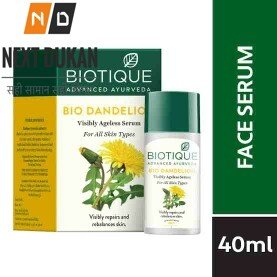 Biotique Bio Dandelion Visibly Ageless Serum, 40 ml