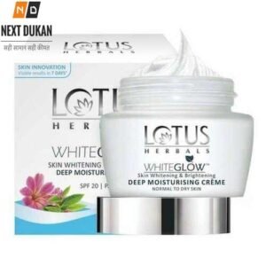 Lotus Herbals Whiteglow Deep Moisturising Creme, SPF 20, 40g