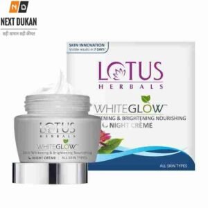Lotus Herbals WhiteGlow Skin Whitening & Brightening Nourishing Night Creme (60gm)