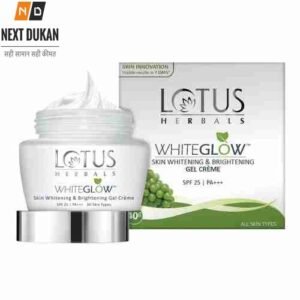 Lotus Herbals Whiteglow Skin Whitening And Brightening Gel Cream | SPF 25 | 60g
