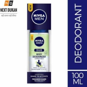 NIVEA Men Deodorant, Duo Deodorizer Summer Fresh, 100ml