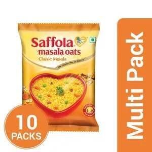 Saffola Classic Masala Oats 39 g pack of 10