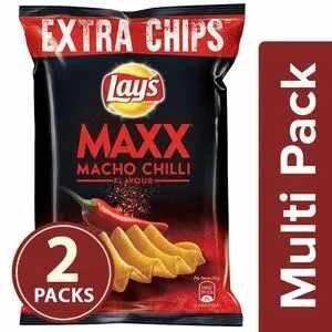 Lay’s Maxx Macho Chilli, 59.4 g pack of 2
