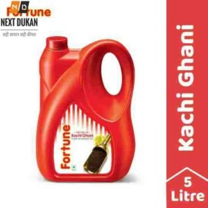 Fortune Kachi Ghani Mustard Oil 5 Ltr