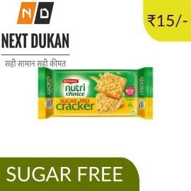 Britannia NutriChoice Sugar Free Cracker Biscuits, 100g