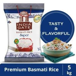India Gate Basmati Rice Super 5 Kg Bag