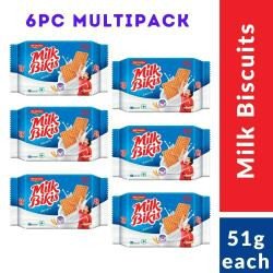 Britannia Milk Bikis Biscuit – 51g Each (Pack Of 6)