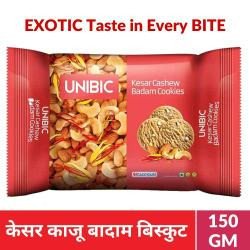 UNIBIC Kesar Cashew Badam Cookies, 150GM