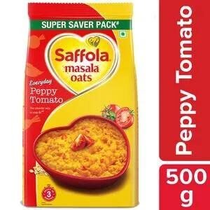 Saffola Peppy Tomato Masala Oats 500gm