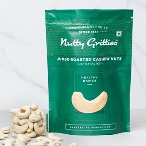Nutty Gritties Jumbo Roasted Lightly Salted Cashews 200g