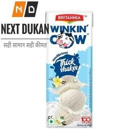 Britannia Winkin Cow Vanilla Thick Milkshake 200 ml
