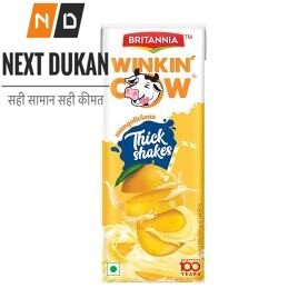 Britannia Winkin’ Cow Thick Mango Milk Shake, 180 ml