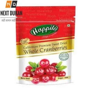 Happilo Premium Californian Dried and Sweet Whole Cranberries, 200g