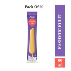 Amul Real Ice Cream Kashmiri kulfi 60ml (Pack of 20 pcs)