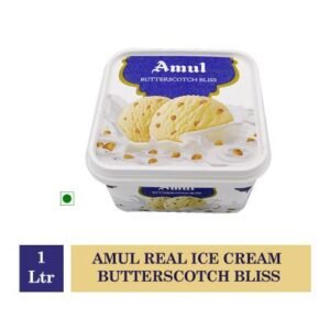 Amul Ice Cream, Butter Scotch Bliss, 1L