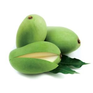 Raw green mango